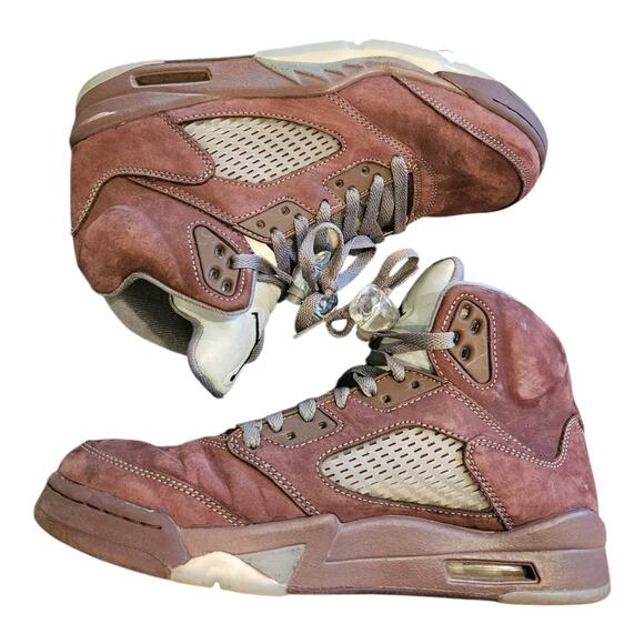 Nike Air Jordan 5 Retro Burgundy 2023 Mens Multi Size 9.5 - Picture 6 of 8